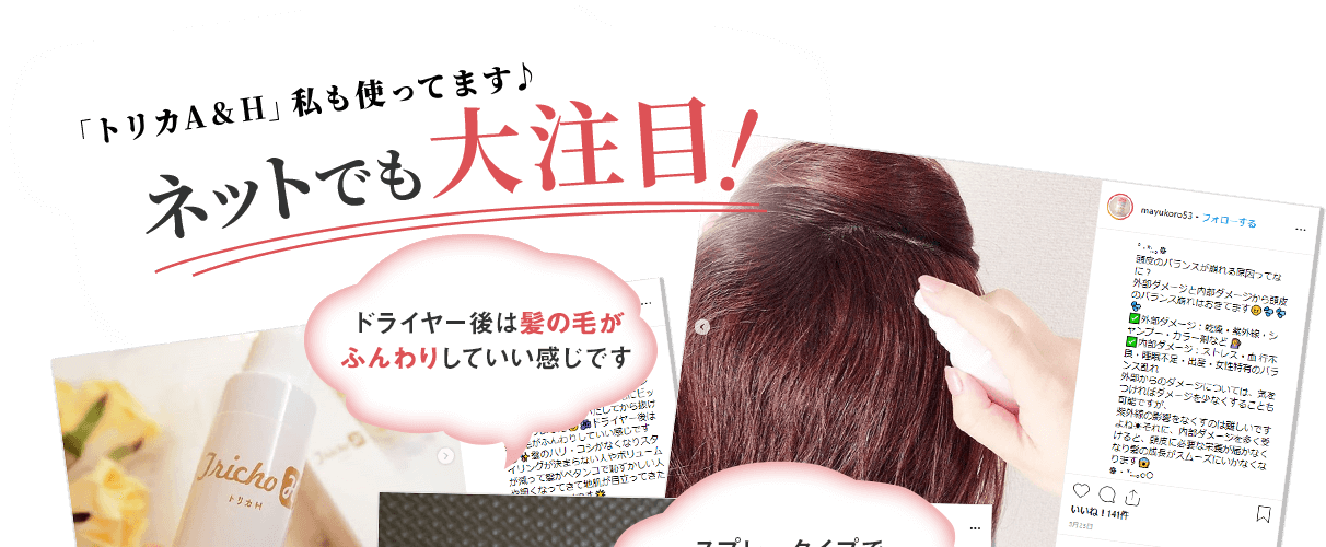 ネットでも大注目！トリカH私もつかってます♪